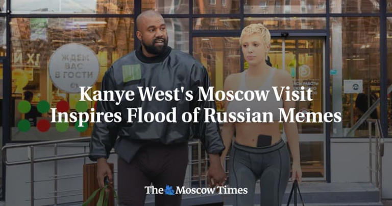 Kanye West's Moscow Visit Inspires Flood of Russian Memes