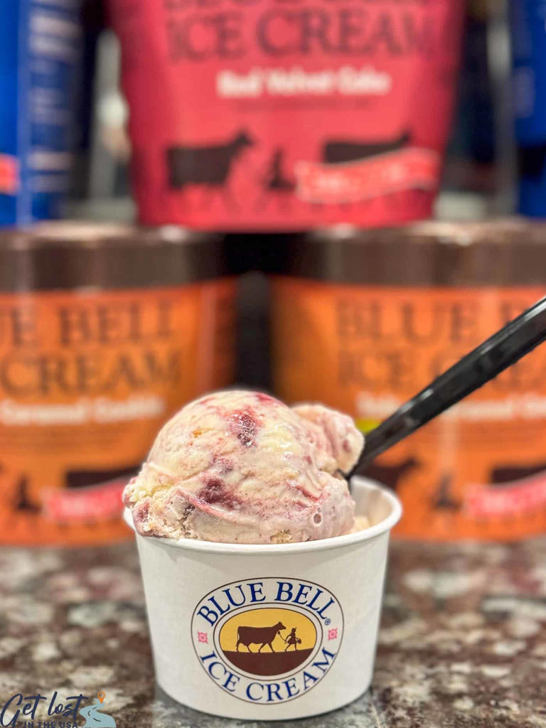 If you’re an ice cream lover (and who isn’t?), visiting Blue Bell Creamery in Sylacauga, Alabama, is a must. Ice cream fans can see how the famous Blue Bell Creameries ice cream is made and taste it!