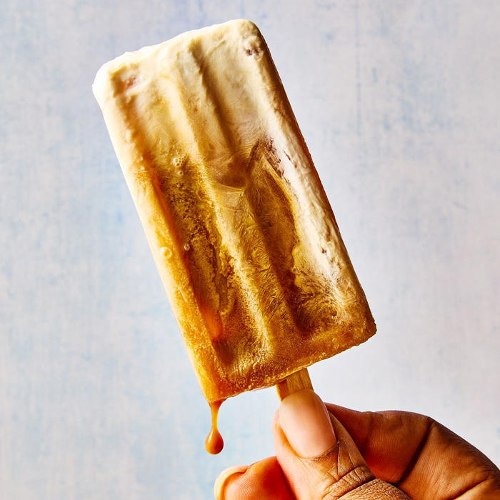 these cold brew popsicles are our new summer obsession