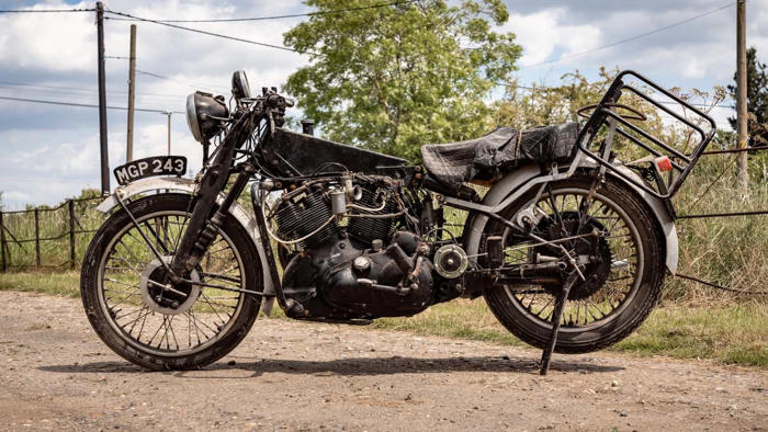 this super rare motorcycle barn find is up for auction, so buy it before we do