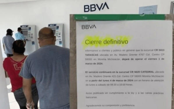 bbva confirma cierres definitivos en méxico y revela motivo