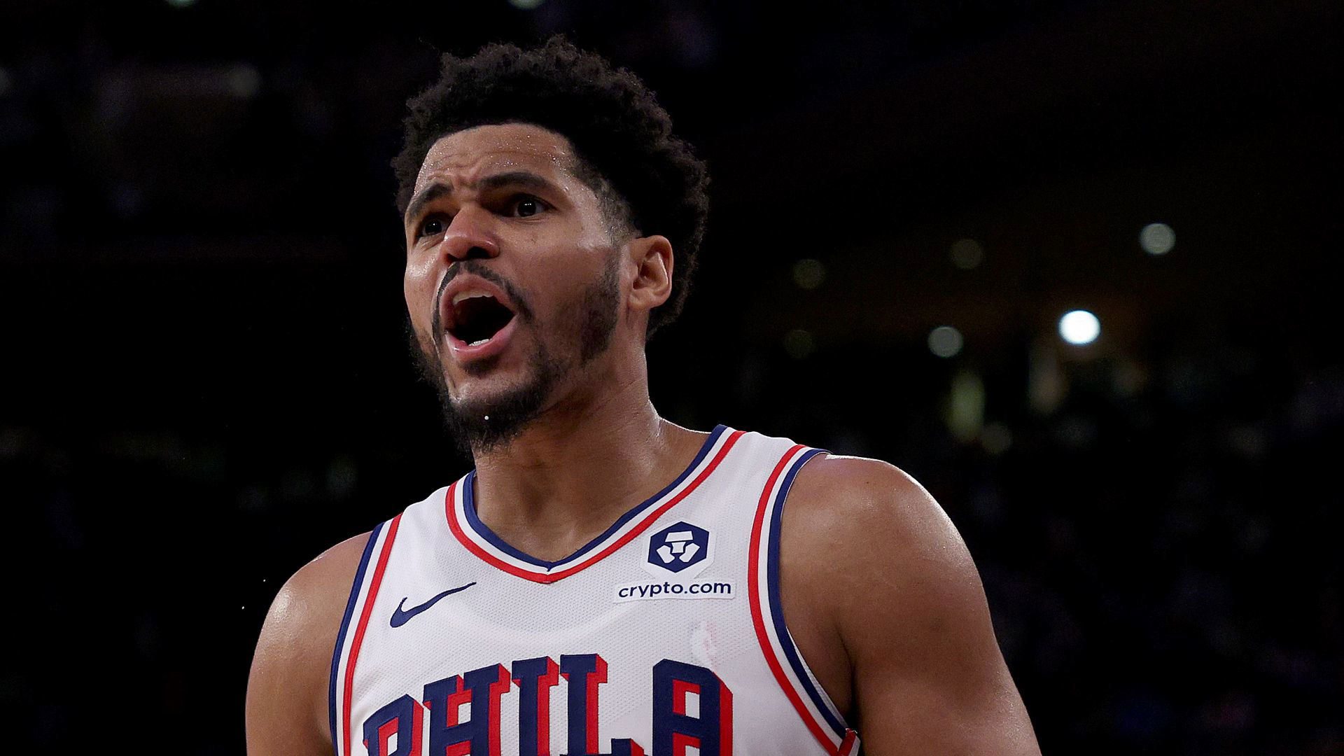 Tobias Harris is an NBA Hall of Famer at the bank