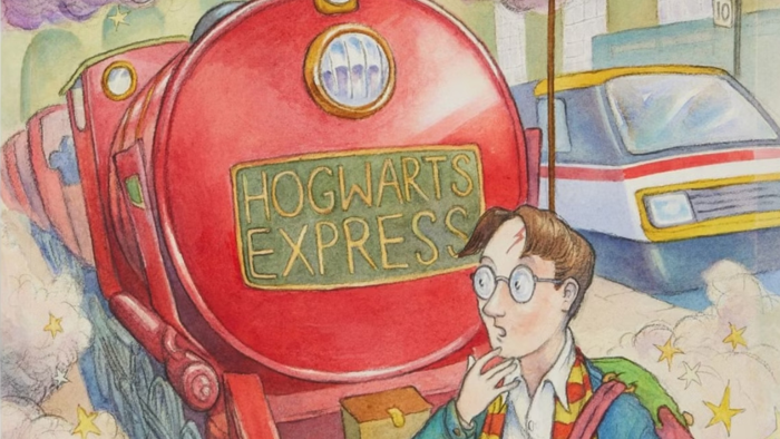 harry potter: l'artwork della copertina del primo libro è stato venduto ad un prezzo astronomico