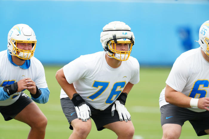 chargers news: rookie tackle joe alt expected to boost offensive line
