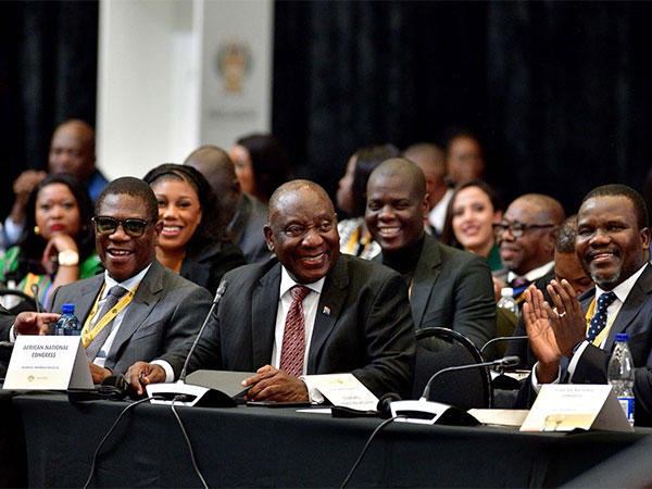south africa forms a coalition government, president ramaphosa names portfolios