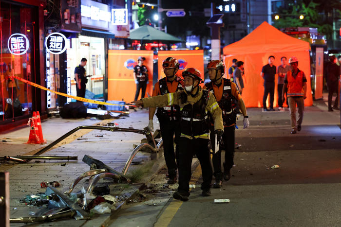 atropello masivo en el centro de seúl deja al menos nueve muertos y cuatro heridos