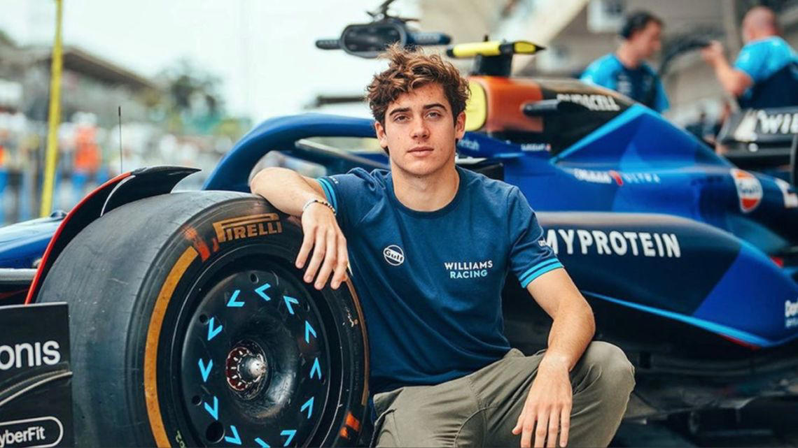 quién es franco colapinto, el joven piloto argentino que correrá en la fórmula 1: ascenso meteórico y patrocinado por bizarrap