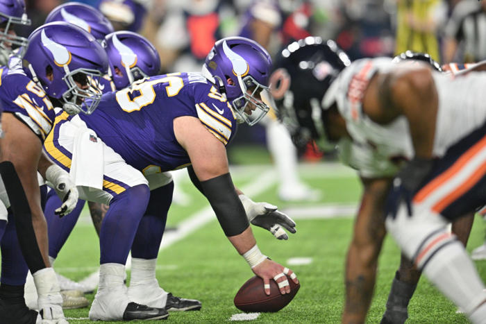 vikings o-line ranked 3rd in nfc north, top half of nfl