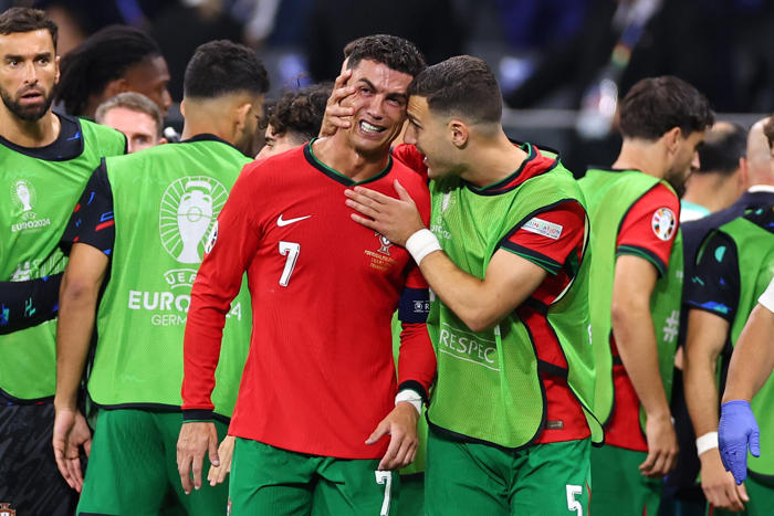 desconsolado: cristiano ronaldo rompió en llanto tras fallar un penal por portugal en la eurocopa 2024