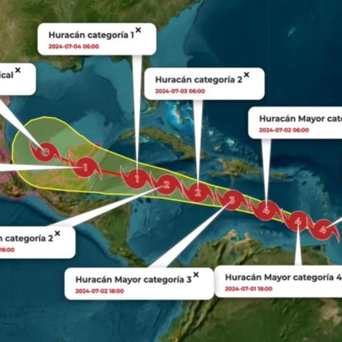 huracán beryl podría impactar dos veces en méxico; conagua alerta a estos estados