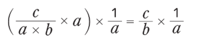 「5/7 ÷ 3/5 = 5/7 × 5/3」…なぜ分数の割り算は分子と分母を入れ替えた掛け算に直せるか説明できますか