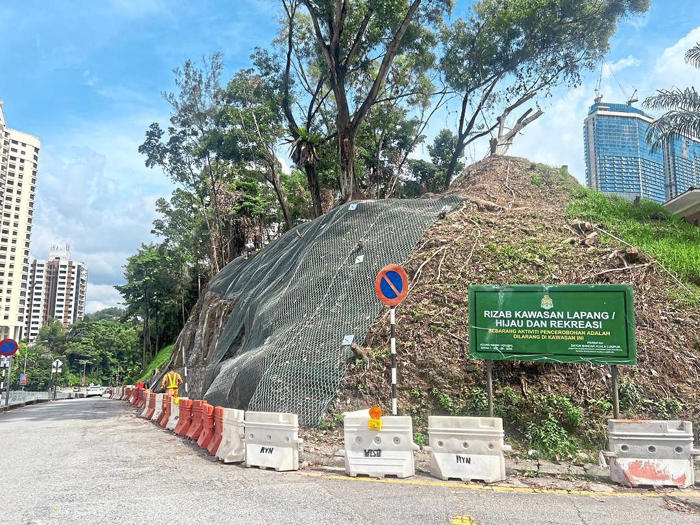 clarity sought on bangsar slope works by dbkl