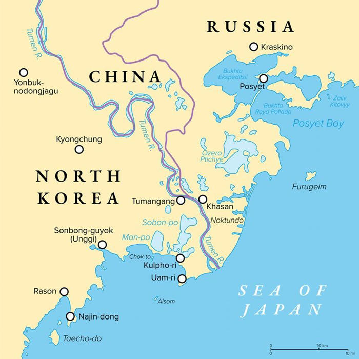 中露朝の国境を流れ日本海にそそぐ「豆満江」の開放、3カ国の思惑とは