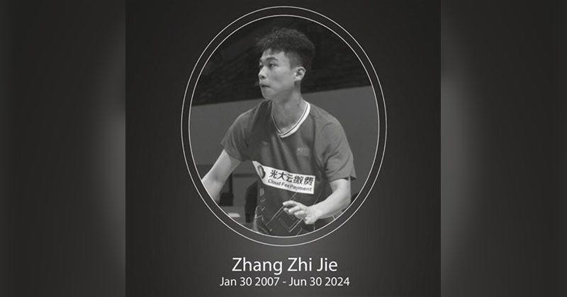 biodata dan profil zhang zhi jie, pebulu tangkis meninggal dunia
