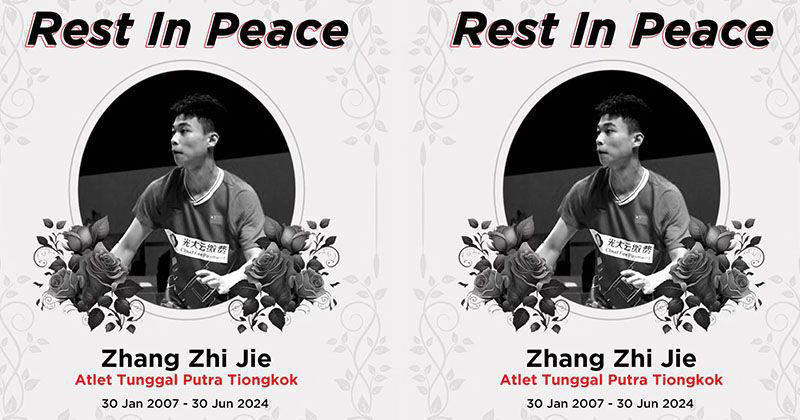 biodata dan profil zhang zhi jie, pebulu tangkis meninggal dunia