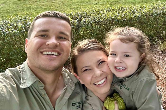 bindi irwin's daughter grace is the 'happiest anyone has ever been' to feed tortoises in sweet new photo