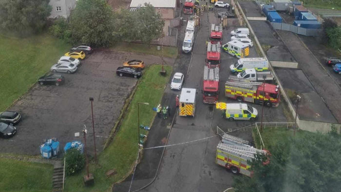 arrest made after six people rescued by firefighters during tower block blaze
