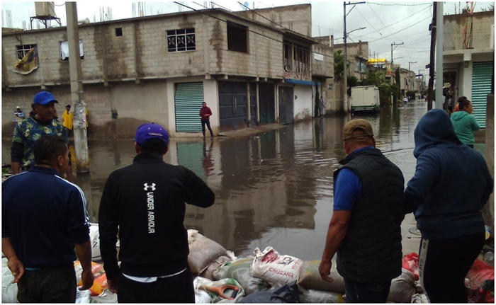 ¡activan plan de emergencia! dren chimalhuacán sufre daños por lluvias; río con aguas residuales se desborda