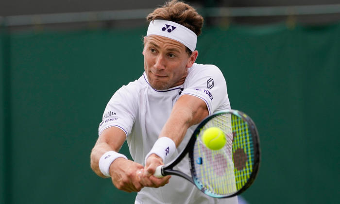 casper ruud recovers from parasite to progress to wimbledon second round