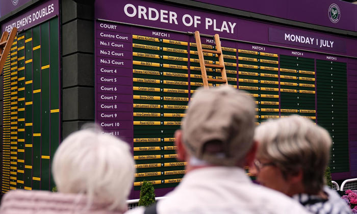 wimbledon diary: manual draw boards and shrinkflation on the hill