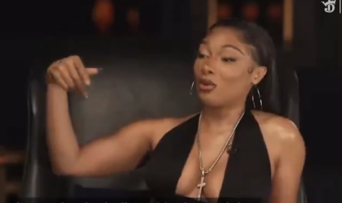 megan thee stallion shouts out angel reese in viral interview moment