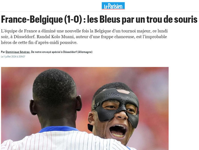 tak francuzi nazwali belgów po meczu. jedno mocne słowo
