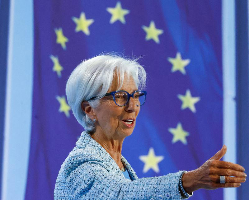 ecb not in a hurry to cut rates further, lagarde says