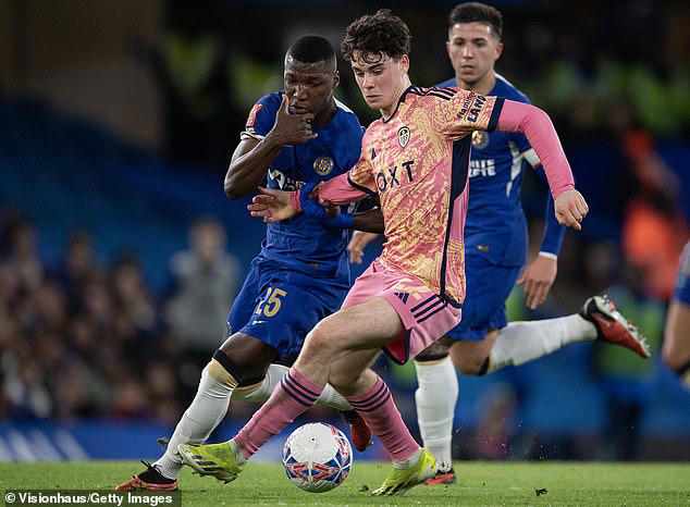 tottenham fans purr as footage re-emerges of archie gray's stunning display against chelsea in fa cup last season ahead of £30m move to the club... as leeds fans bemoan loss of midfield wonderkid