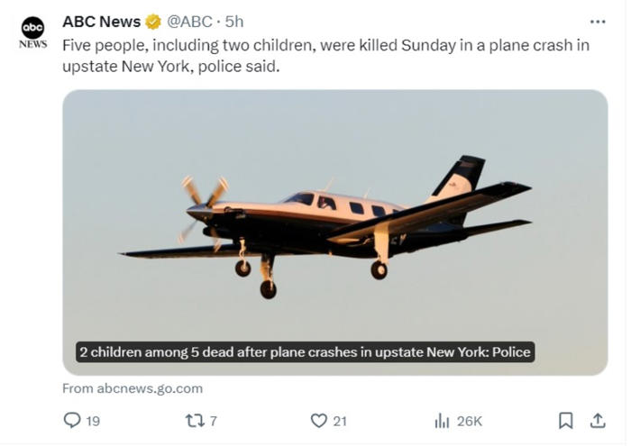 mueren 5 integrantes de una familia, entre ellos dos niños, tras estrellarse la avioneta en que viajaban