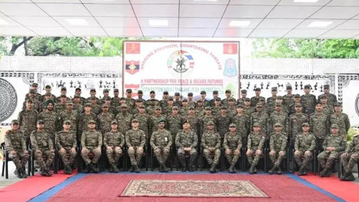 indian army contingent departs for india-thailand joint military exercise maitree