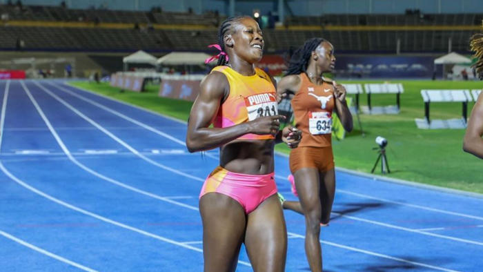 shericka jackson fulfils a sprint double at the jamaican olympic trials