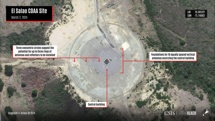 中国、キューバでスパイ疑惑基地拡大か 衛星画像が示す