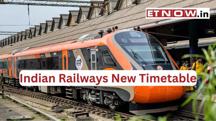 indian railways new timetable july 2024: check latest update