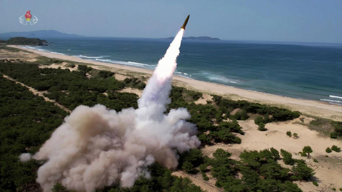 n. korea tests new ballistic missile with super-large 4.5-ton warhead