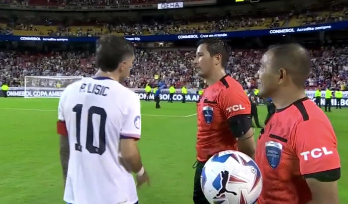 referee refused to shake hands with u.s. captain