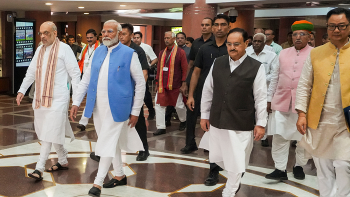'follow rules in parliament': what pm modi told mps at nda meet