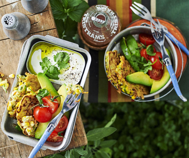 Julie Goodwin’s barbecued corn fritters