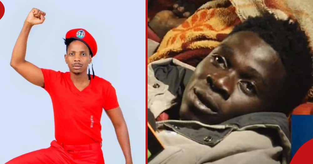 video: eric omondi reaches out to orphan shot 6 times by cops