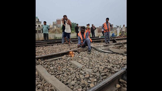 haryana: rail traffic on ambala-delhi route hit as goods train derails in karnal