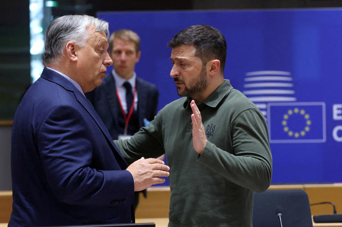 ungarns orbán er i kyiv for at drøfte fred med zelenskyj