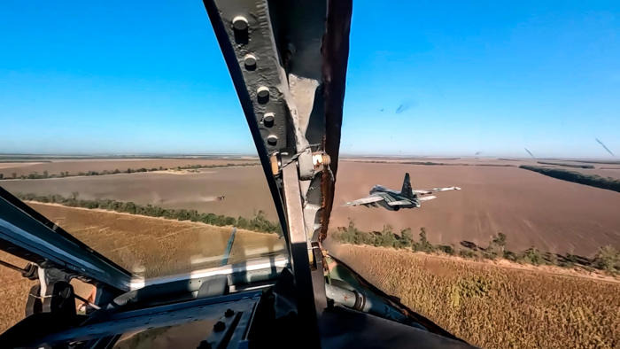 russland hevder å ha satt ukrainske kampfly ut av spill