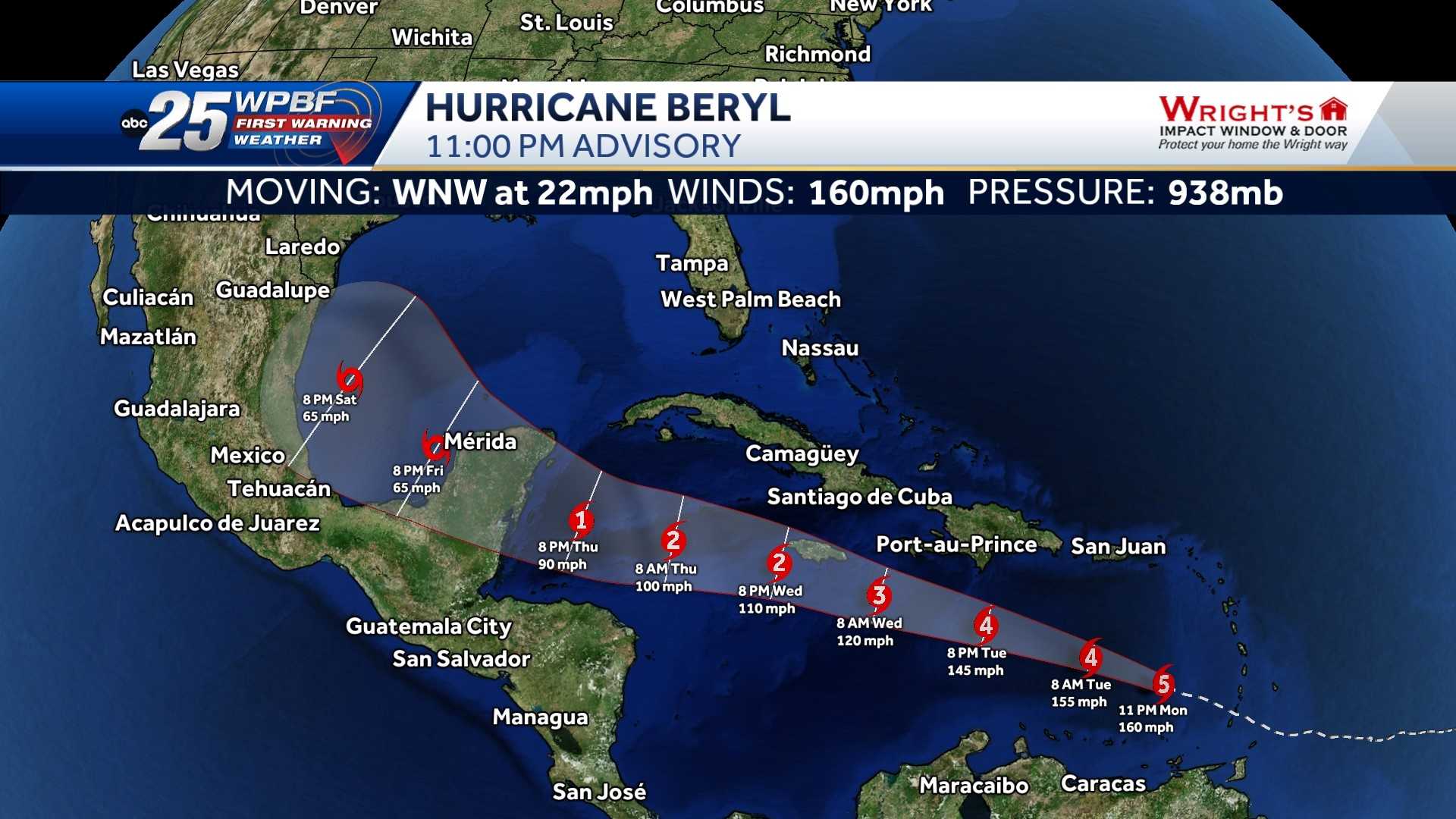 Extremely Dangerous Beryl Enters Southeastern Caribbean Bringing Life ...