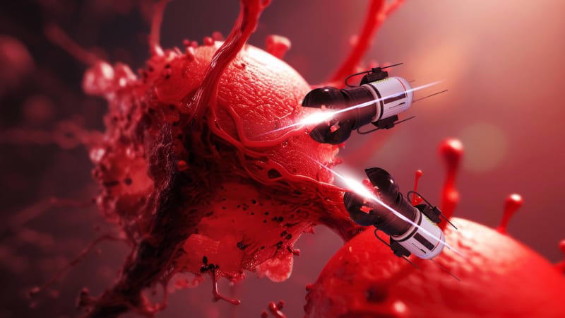 vědci věří, že našli lék na rakovinu. klíčem k úspěchu mají být nanoroboti se smrtící zbraní