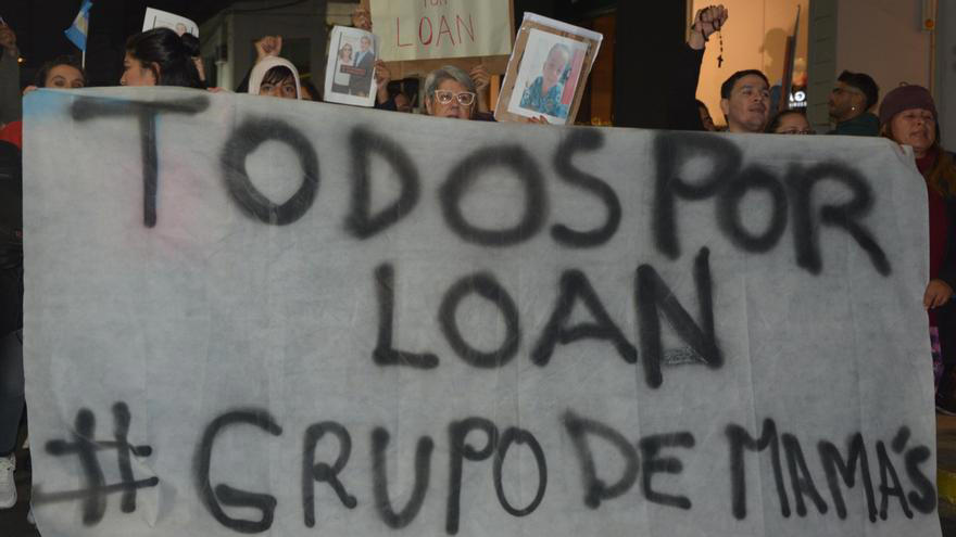 una marcha llevó el reclamo por loan hasta las puertas de la residencia de gustavo valdés