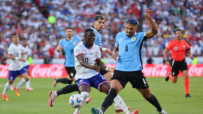 araujo, uruguay advance to copa america quarter-finals