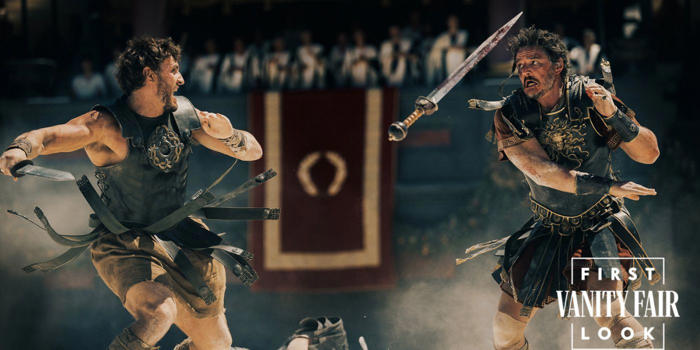 'this is going to win all the oscars': gladiator ii debuts first look and fans love it