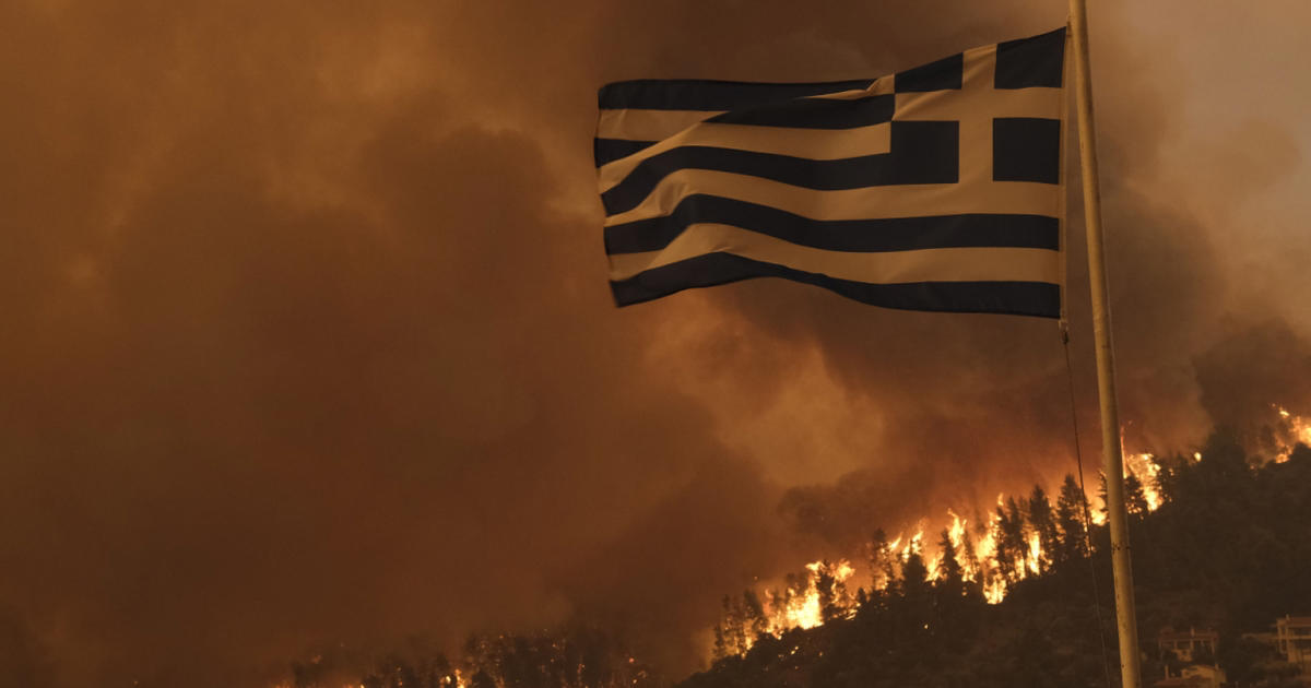 18 danskere evakueret: naturbrande hærger i grækenland