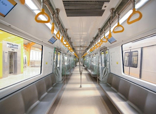 what makes the trains for agra metro so special?