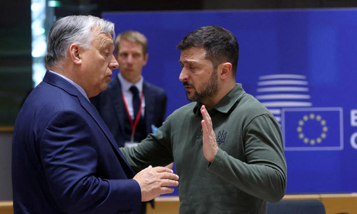 viktor orbán visits kyiv for surprise talks with volodymyr zelenskiy