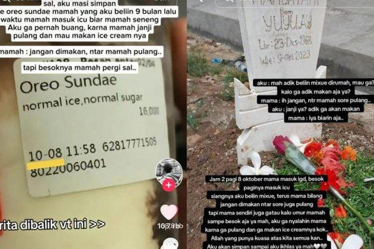 bikin netizen nangis bombay, gadis ini kepergok simpan es krim selama 9 bulan di kulkas, ternyata gegara pesan terakhir sang ibu: tapi mamah pergi